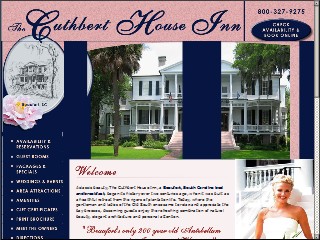 Web site www.cuthberthouseinn.com, Cuthbert House Inn