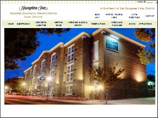 Web site www.hamptoninncolumbia.com, Hampton Inn Columbia-Downtown Historic District