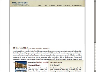 Web site www.imichotels.com, IMIC Hotels