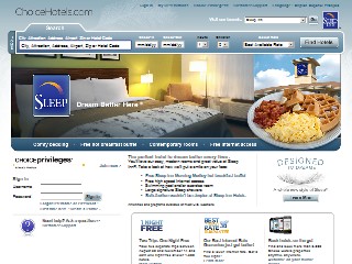 Web site www.sleepinncharleston.com, Gateway Hospitality